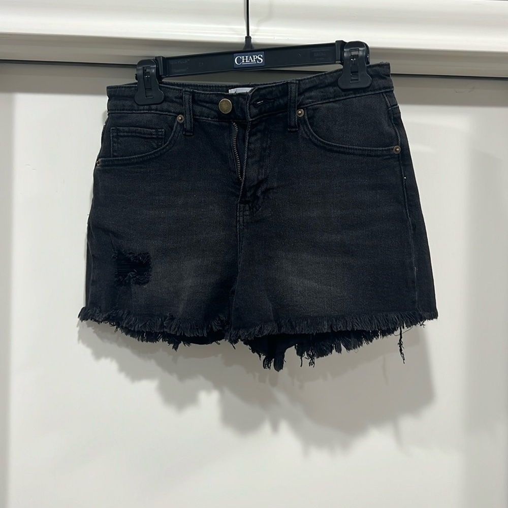 ABOUND BLACK JEAN SHORTS!!! Worn once!